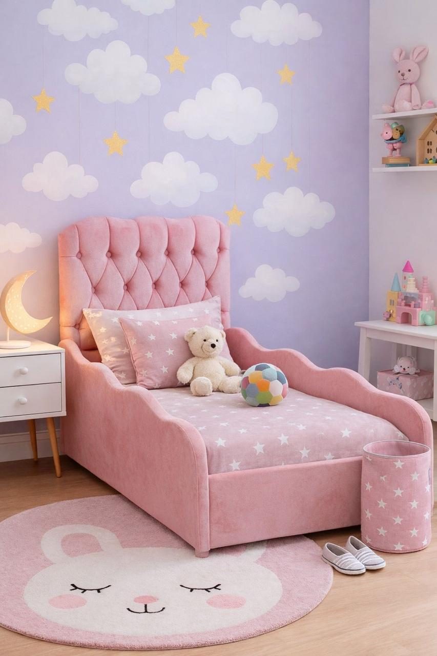 Cama Nuvem Rosa