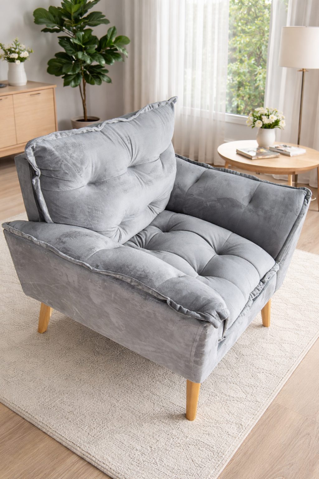 Poltrona Luxo Cinza