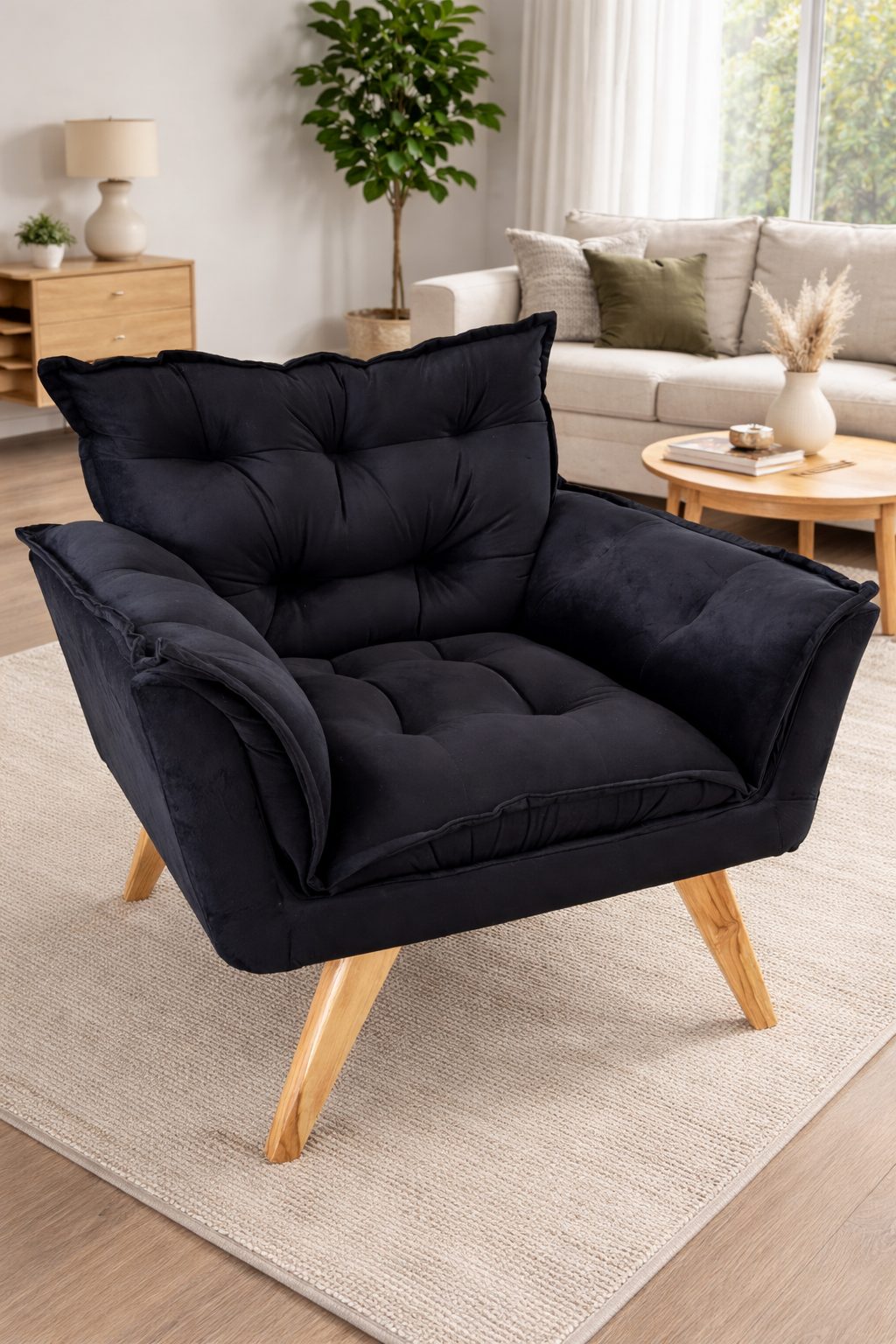 Poltrona Luxo Preta