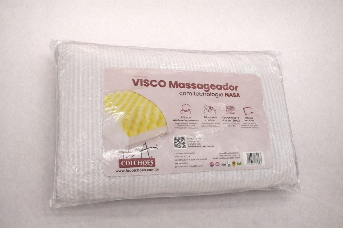Travesseiro Visco Massageador